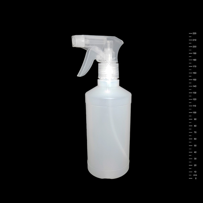 BOTELLA SIMPLE 500 cc c/VG Ø28 NATURAL (100)