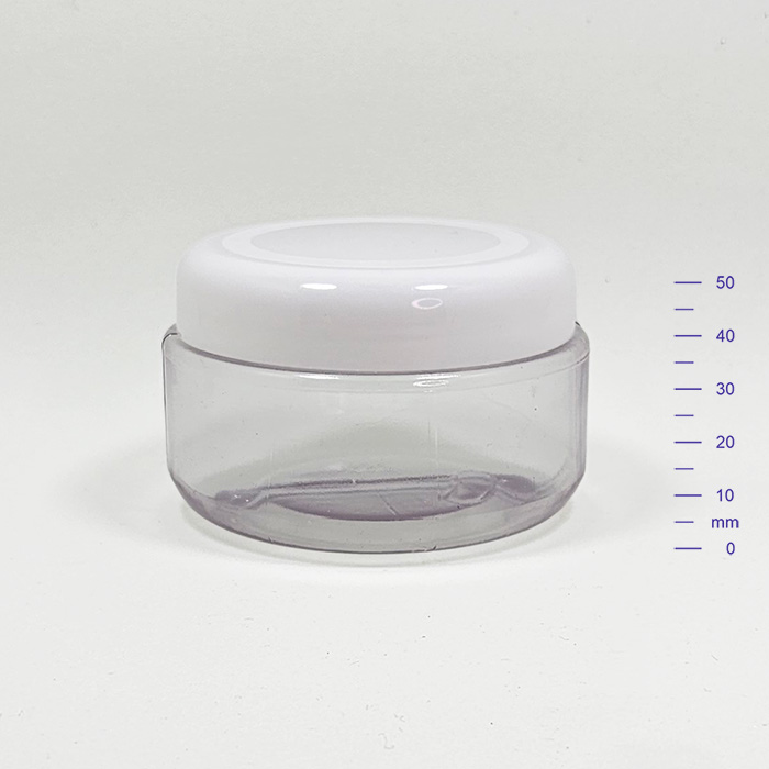 POTE PVC 125 cc CRISTAL C/t BLANCA (216)