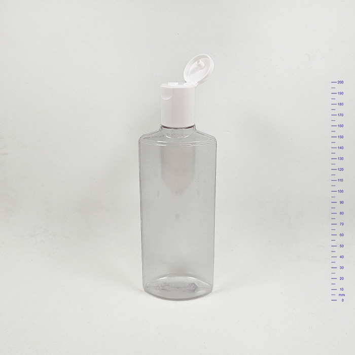 BOTELLA ITALIANO 270 cc PVC cristal C/t flip-top (160)
