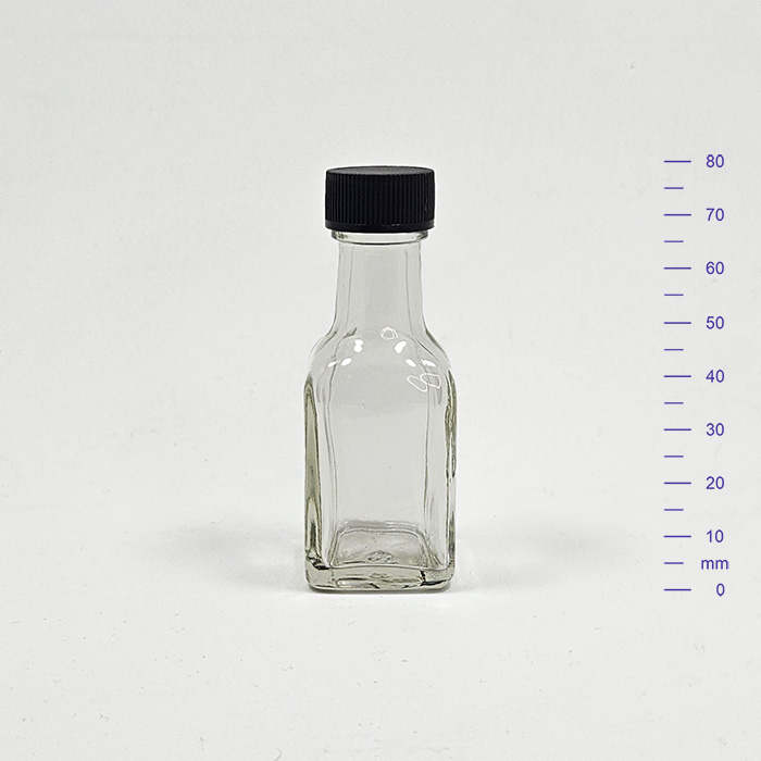 BOTELLA DECANTER 20 cc C/t Ø17 NEGRA (165)