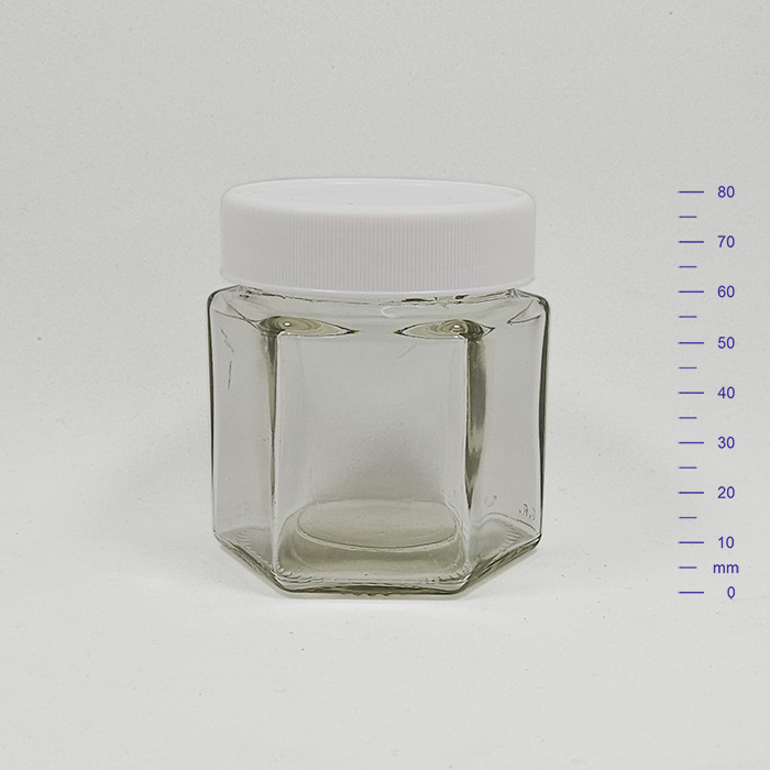 HEXAGONAL 190 cc Ø63 C/t AXIAL PLASTICA BLANCA (30)