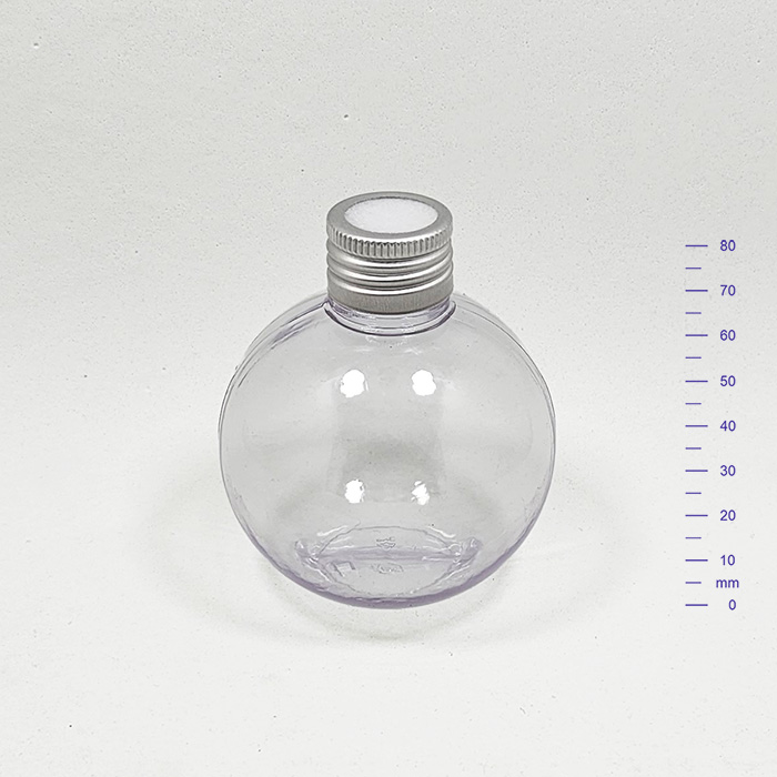 ESFERA 150 cc CRISTAL C/t PERFORADA Ø 24 ALUMINIO SIMPLE (350)