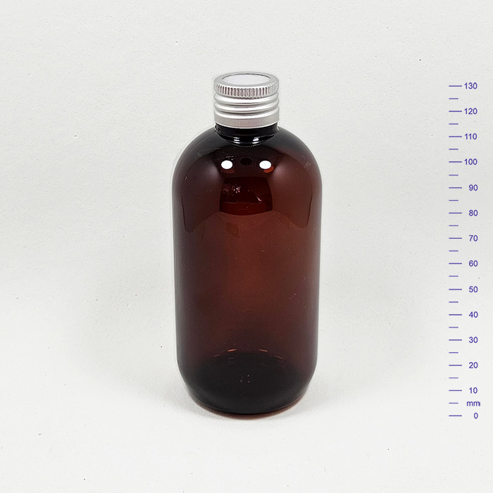 OMEGA 250 cc AMBAR C/t PERFORADA Ø24 ALUMINIO SIMPLE (261)