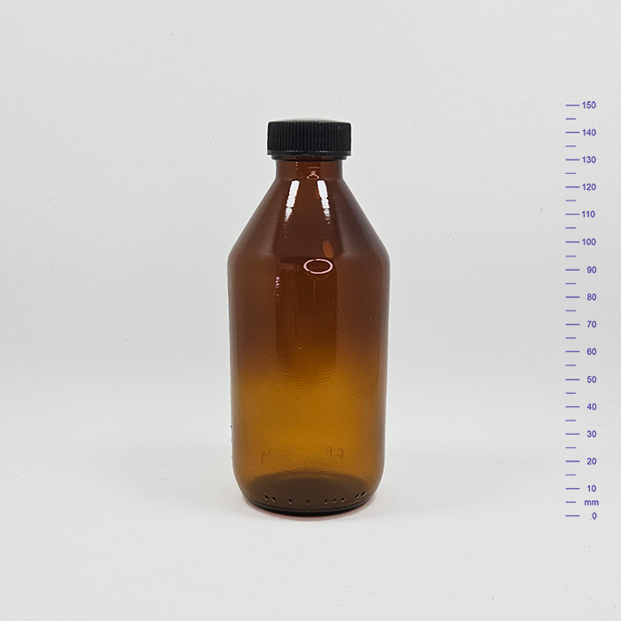 f6f7807675e4368977db4550c401c01f.jpg JARABE 250 cc AMBAR C/t NEGRA SIMPLE (72) - Imagen 1