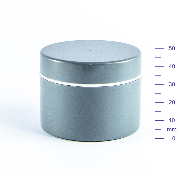 POTE DOBLE FONDO 50 cc GRIS C/t (120)