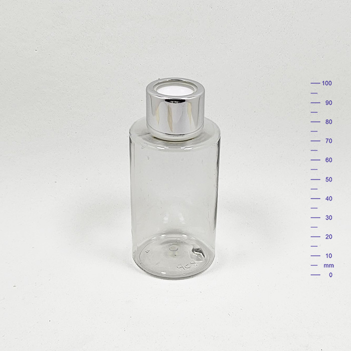 HEAVEN 100 cc CRISTAL C/t PERFORADA Ø 24 PLATA BRILLO (450)