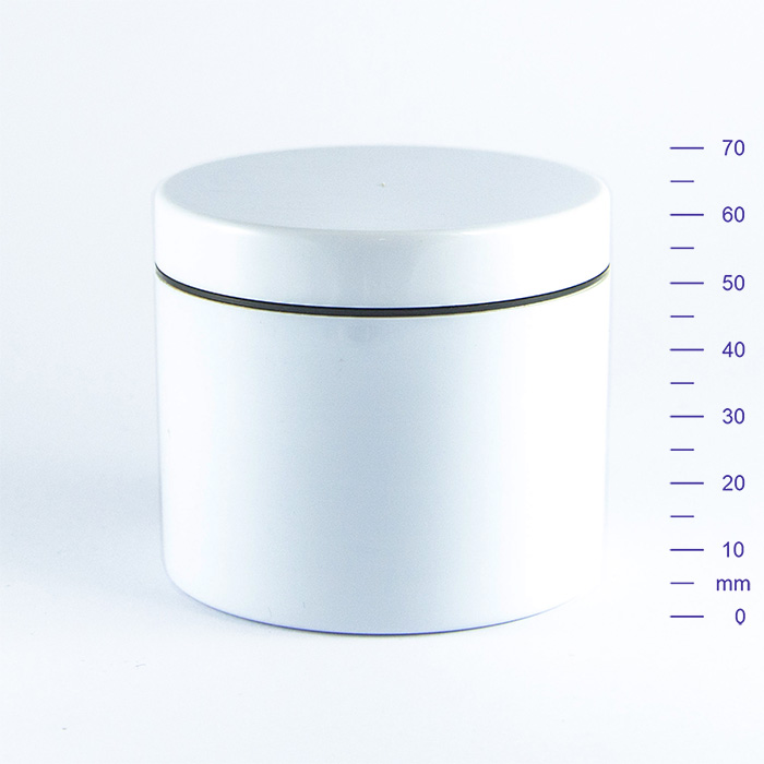 POTE DOBLE FONDO 100 cc BLANCO C/t (120)